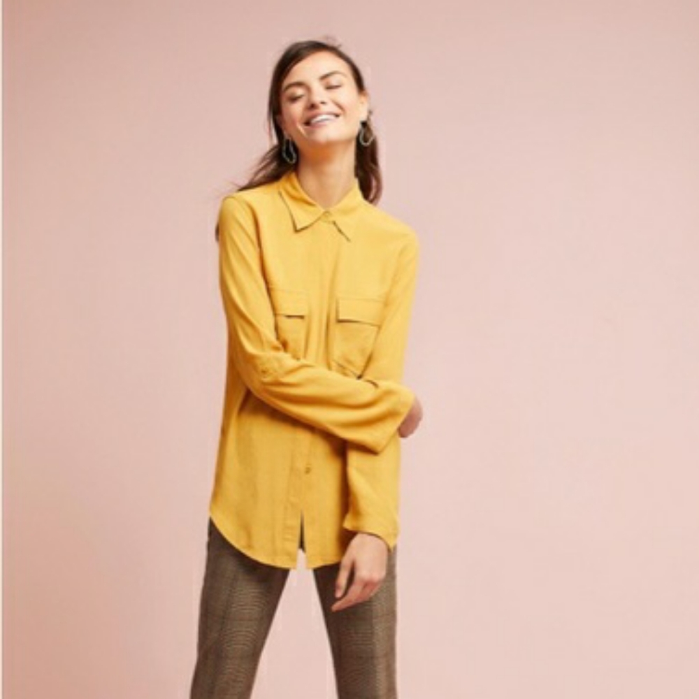 ANTHROPOLOGIE Porridge Keagan Top XS
